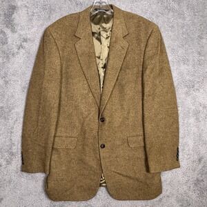 Jos. A. Bank Blazer Mens 42L Gordon 100% Camel Hair Sport Coat Suit Jacket Brown